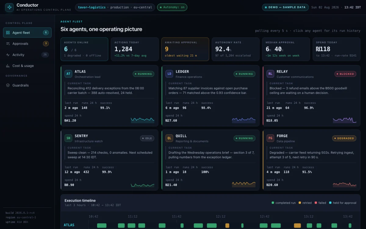 Conductor — product screenshot